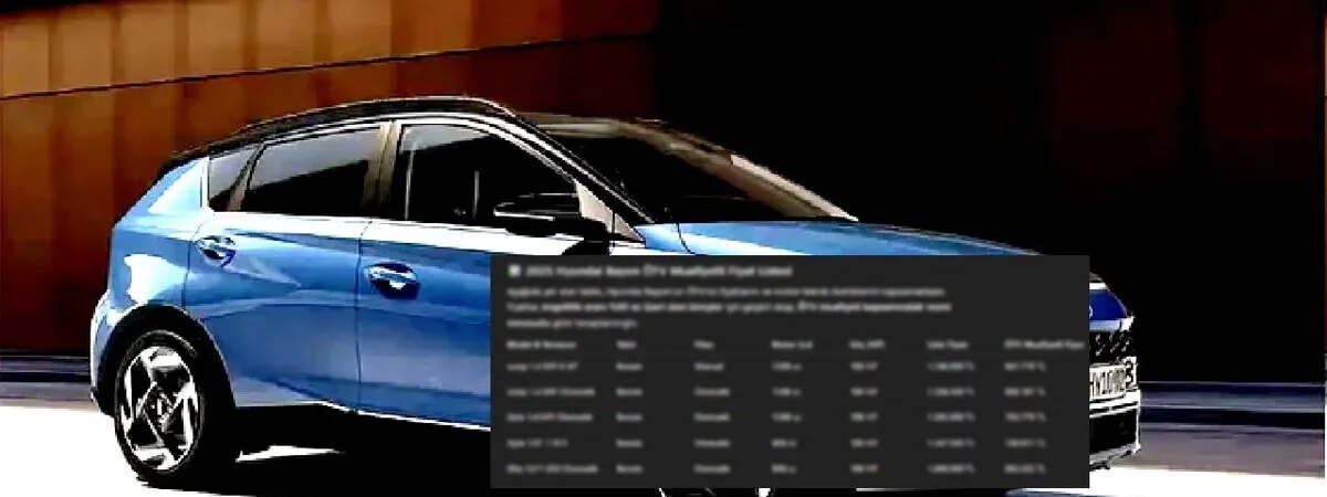 Hyundai Bayon ÖTV şartsız 647,778 TL’ye satılmaya başlandı