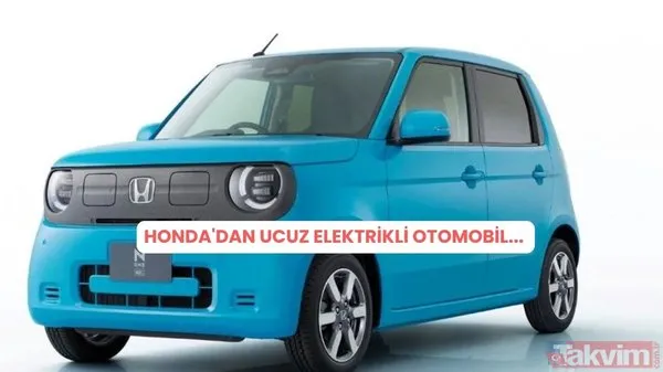 Honda’dan 754 bin TL’ye ucuz elektrikli otomobil: Menzili şaşkına çevirdi